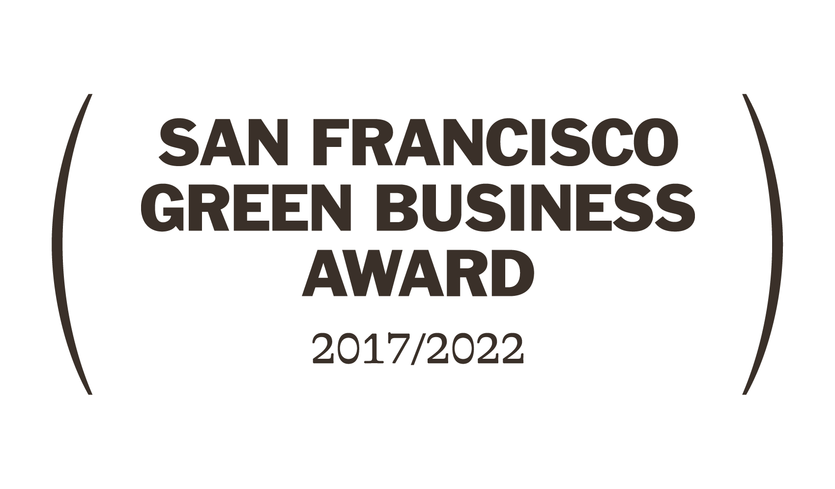 SAN FRANCISCO GREEN BUSINESS AWARD