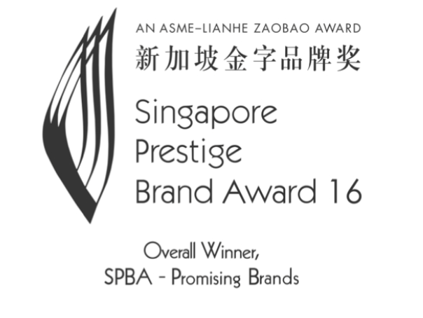 Singapore Prestige Brand Award 2016 - Most Promising Brands Overall Winner