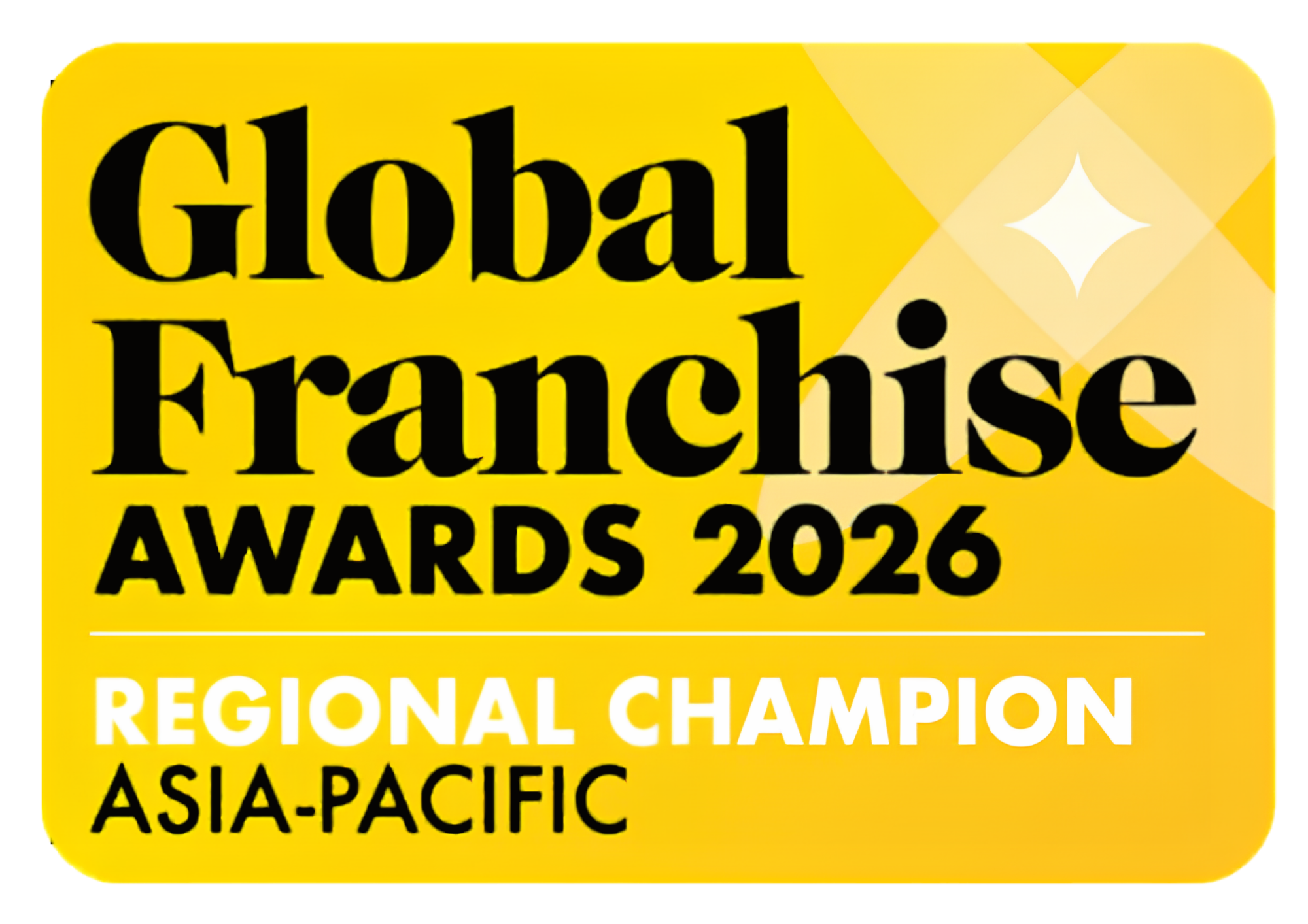 Global Franchise Awards 2026 – Best Franchise Regional Award for the Asia Pacific region
