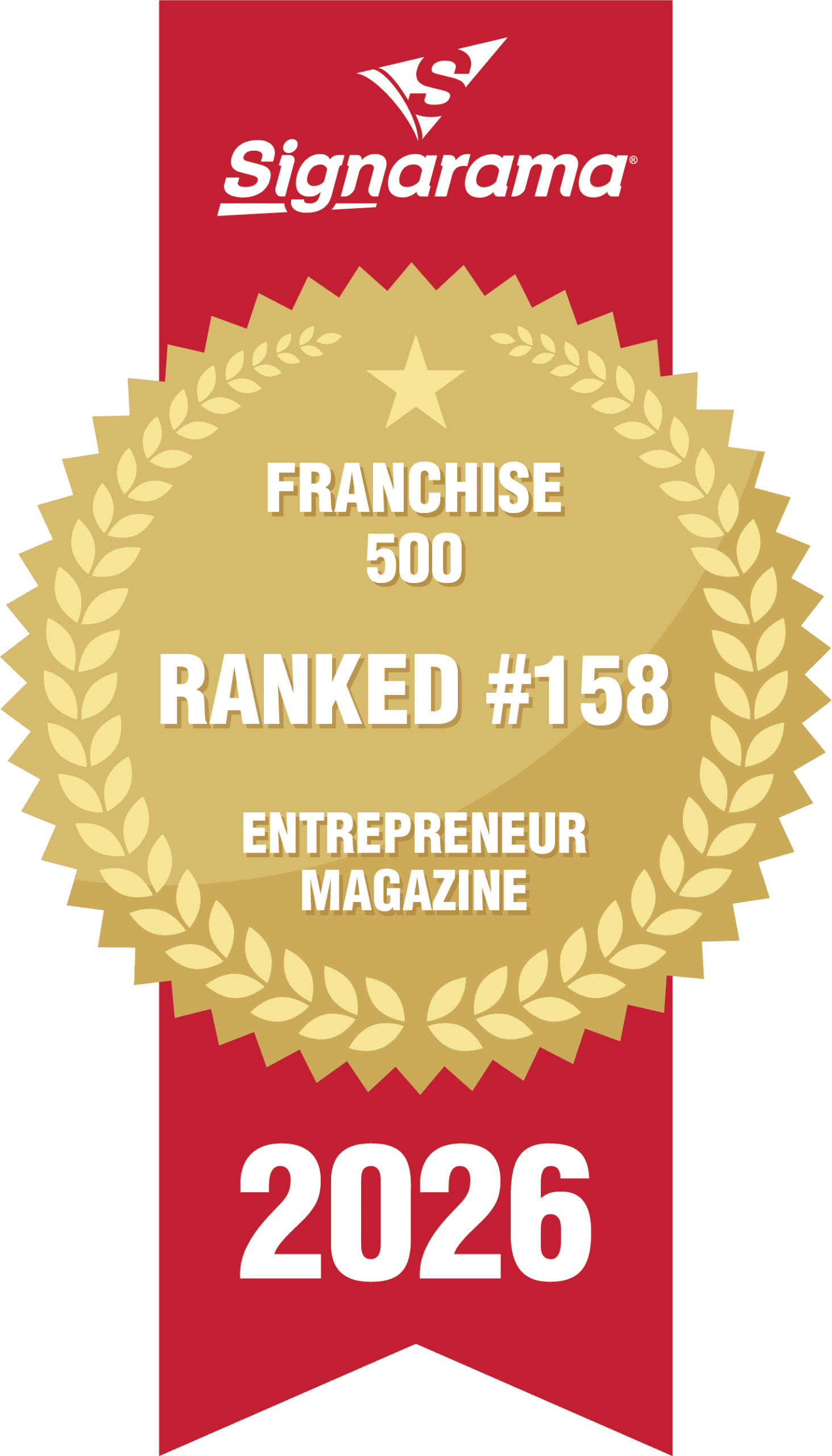 Entrepreneur Magazine Franchise 500 Award 2026 